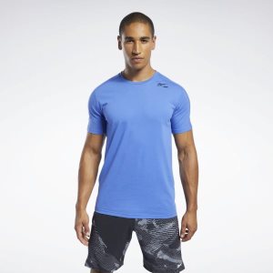 Reebok Speedwick Move T Shirt Herren - Blau - DE 639-UNF